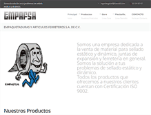 Tablet Screenshot of empafsa.net